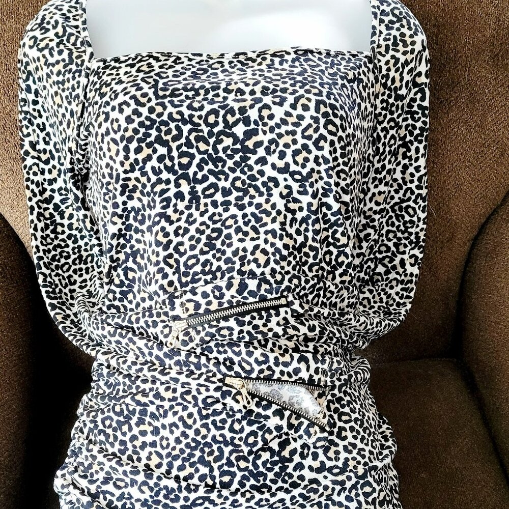 Ann Taylor Long Sleeve Animal print top - Women's Small